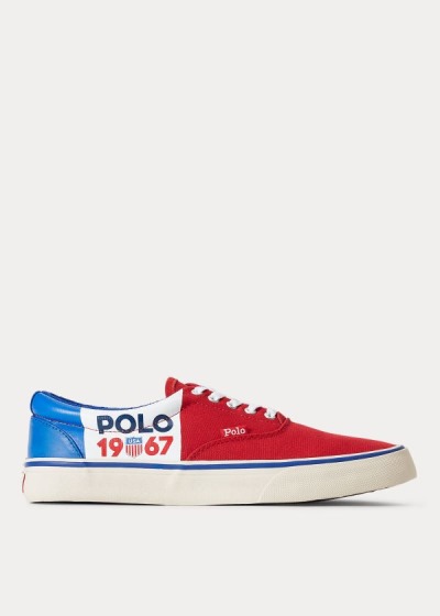 Zapatillas Polo Ralph Lauren Hombre Azul Rey Azules / Blancos / Rojos - Thorton Color-Blocked - VPID